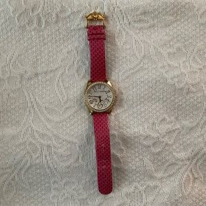 Betsy Johnson large face watch